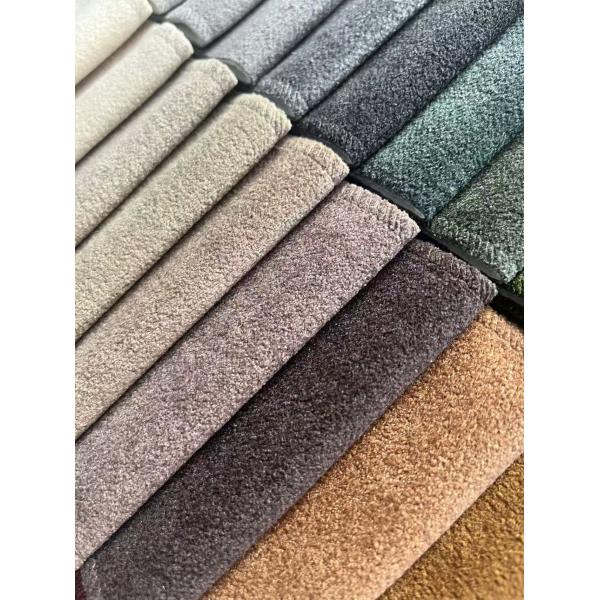 Chenille Velvet Sofa Fabric Stain Resistant For Home Decoration