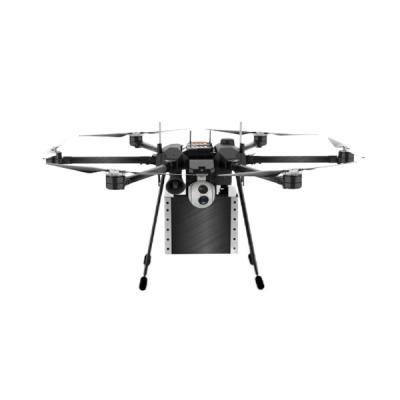 Drone multiuso de seis rotores para inspecção de comando e campos de logística