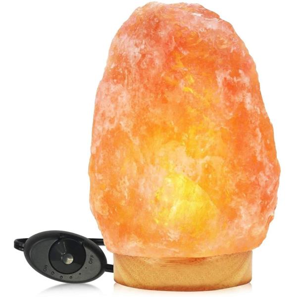 Деревянная рука Dimmable основания высекла лампу соли RGB