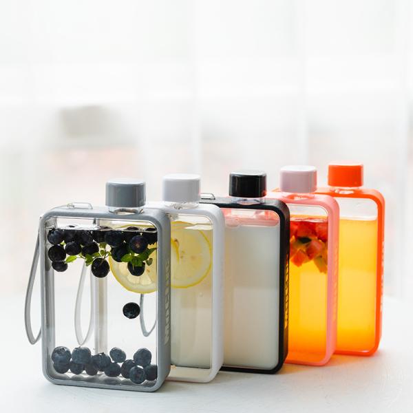 110*180*330mm Custom Flat Water Bottle for Gym and Outdoor Activities