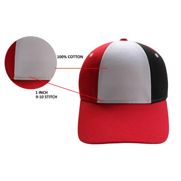 Хеадвеар ТУЗА аксессуаров Хеадвеар панели бейсбольной кепки 6 моды