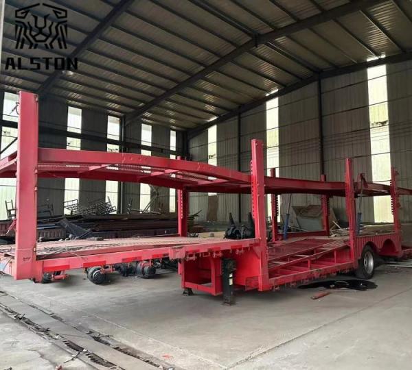 6-Position Vehicle Transporter with BPW Axles, Used Car Carrier Trailer For Sale