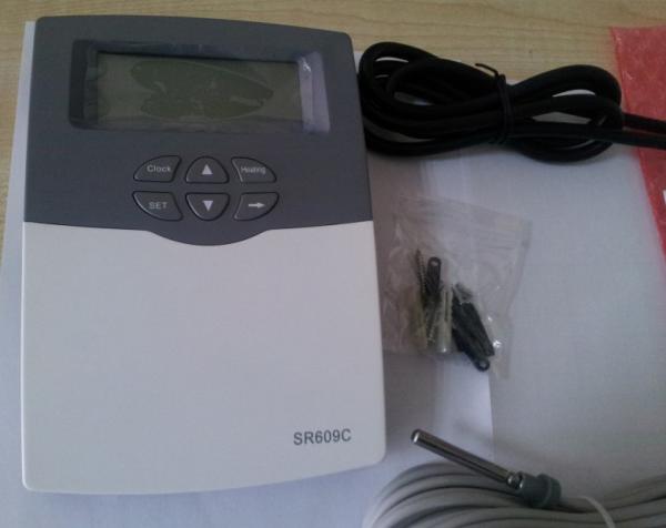 Sistema de controlo inteligente pressurizado SR609C do controlador solar do aquecedor de água