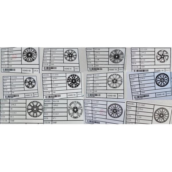 A356.2 Replica BMW Replacement Rims Two Tone OEM 20 Inch 5x120 Staggered Wheels