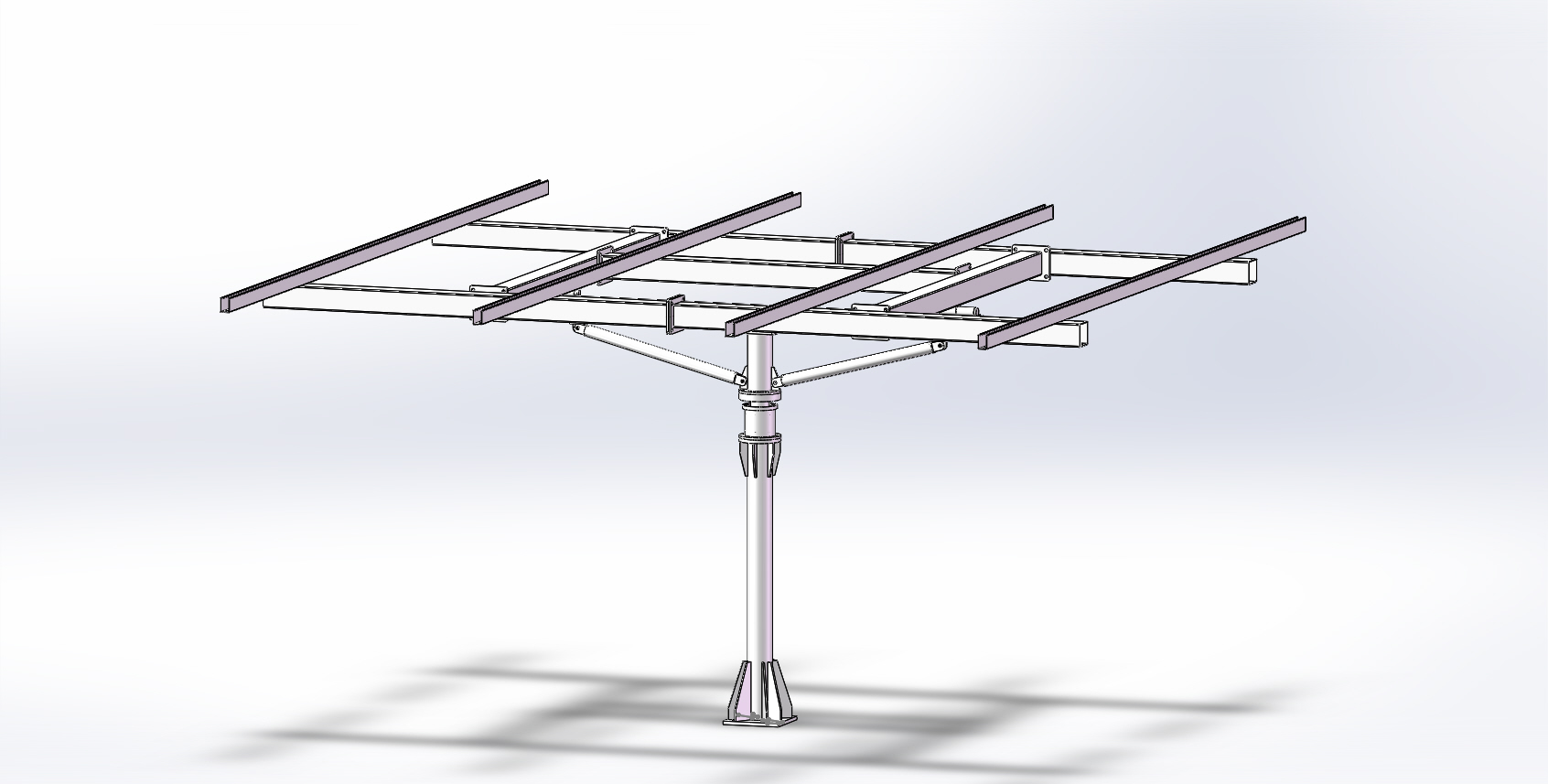 Jimmy New Arrival 3KW Solar Tracker System 6 Panels 12V 24V DC Motor with Solar Mounting Bracket