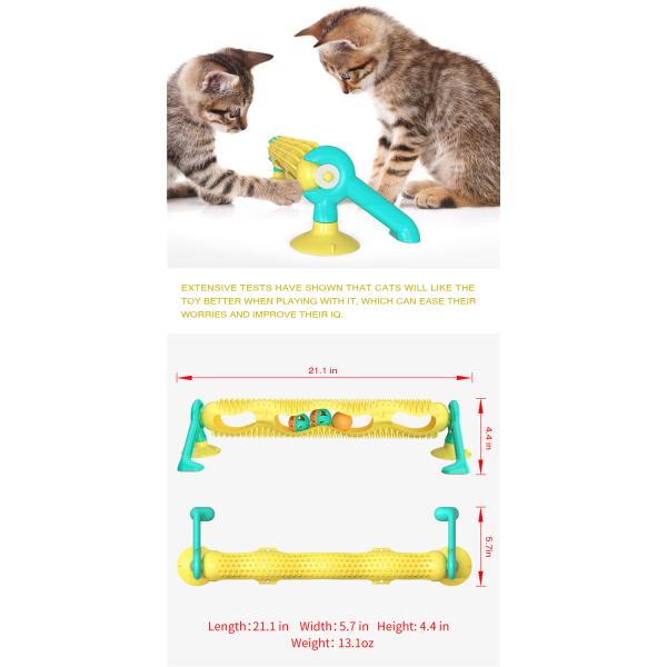 Manufacturer Custom Amazon Cat Track Ball Turntable Cat Interactive Toys