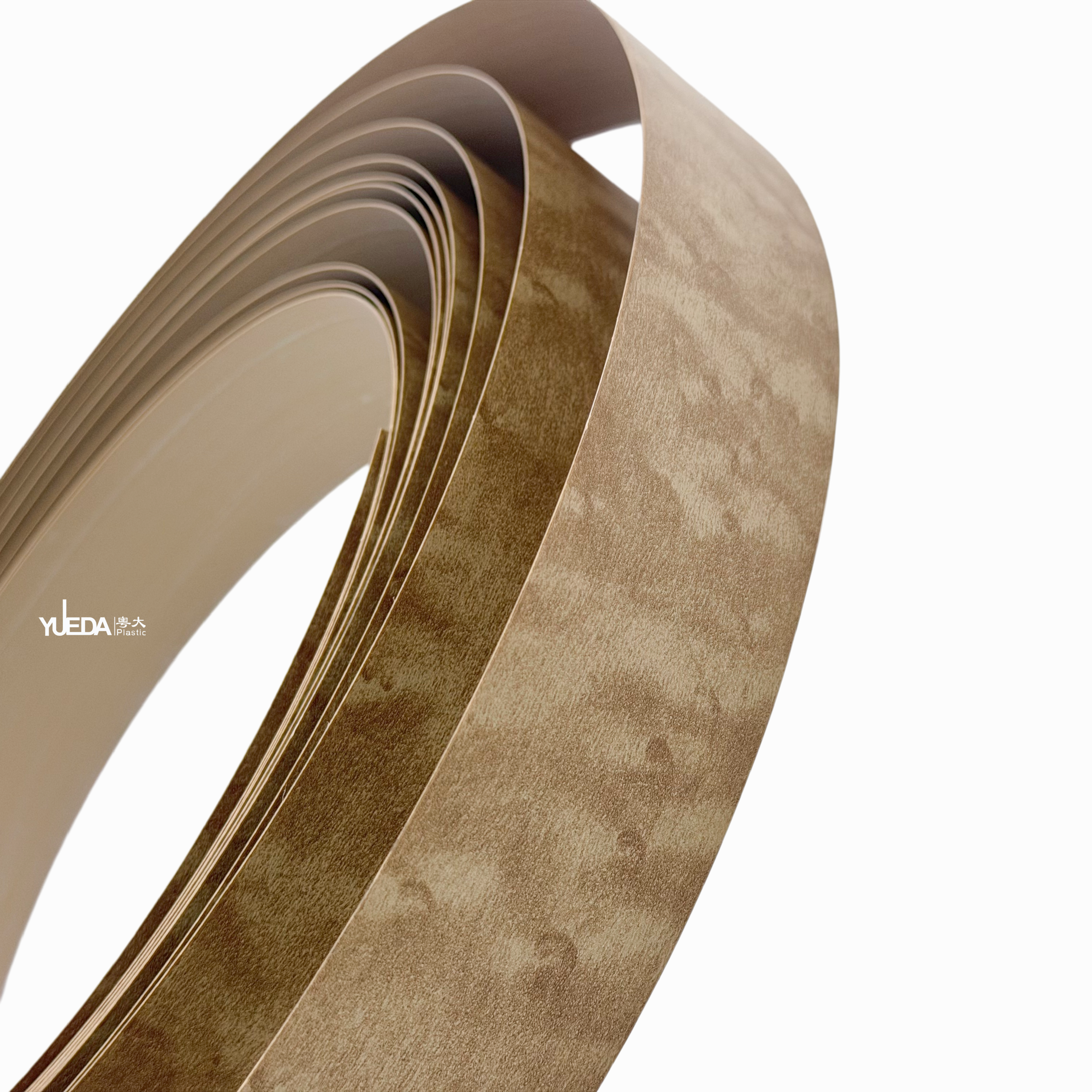 Decorative Wood Grain PVC Edge Banding, Scratch‑Resistant Furniture Edge Trim for Cabinets Wardrobes