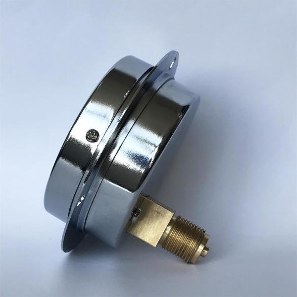75mm 5 KPa Flange Pressure Gauge 304 Stainless Steel Pressure Gauge Brass Connection