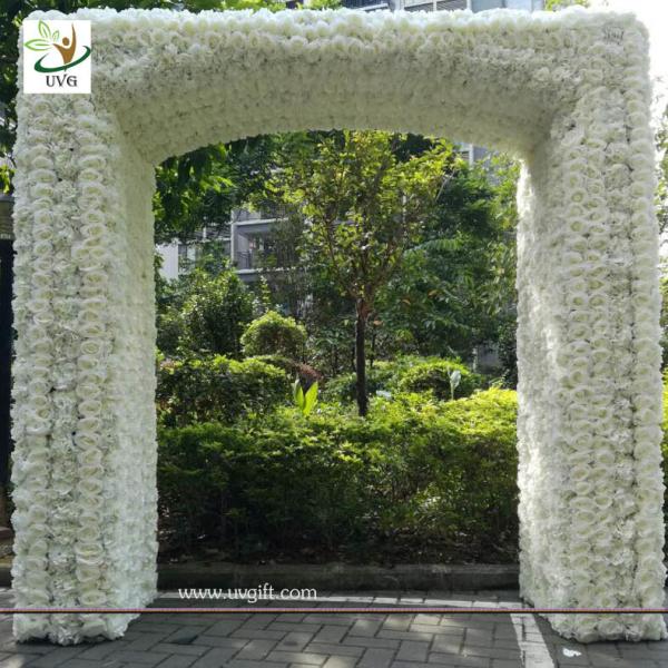 UVG 2.5 meters artificial rose and hydrangea flower entrance for wedding hall decoration CHR1145