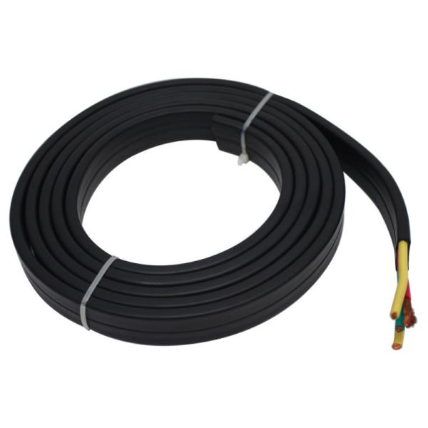 Flat Overhead Crane Cable, Flat Traveling Cable, ECHU Flat Crane Cable 16Core 1.5sqmm, Electrical Traveling Cable