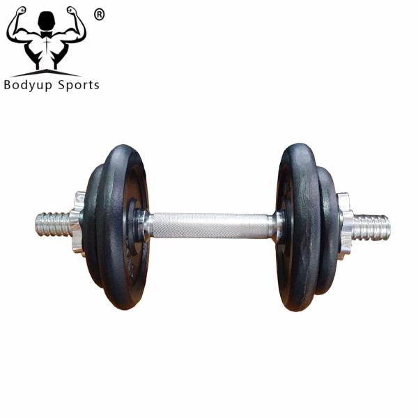 Black Paint Cast Iron Fitness Weight Plates Precise Weight For Weight Lifting