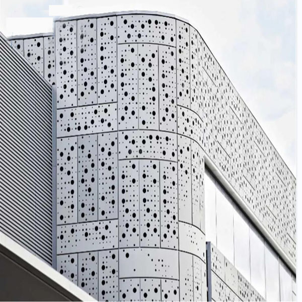 Powder Coating Finish Composite Curtain Wall Decorative For Buildings Aluminum Veneer