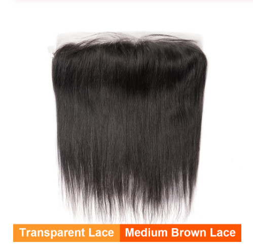 13 X 4 Transparent Lace 100% Brazilian Virgin Hair Extensions For Young Girl