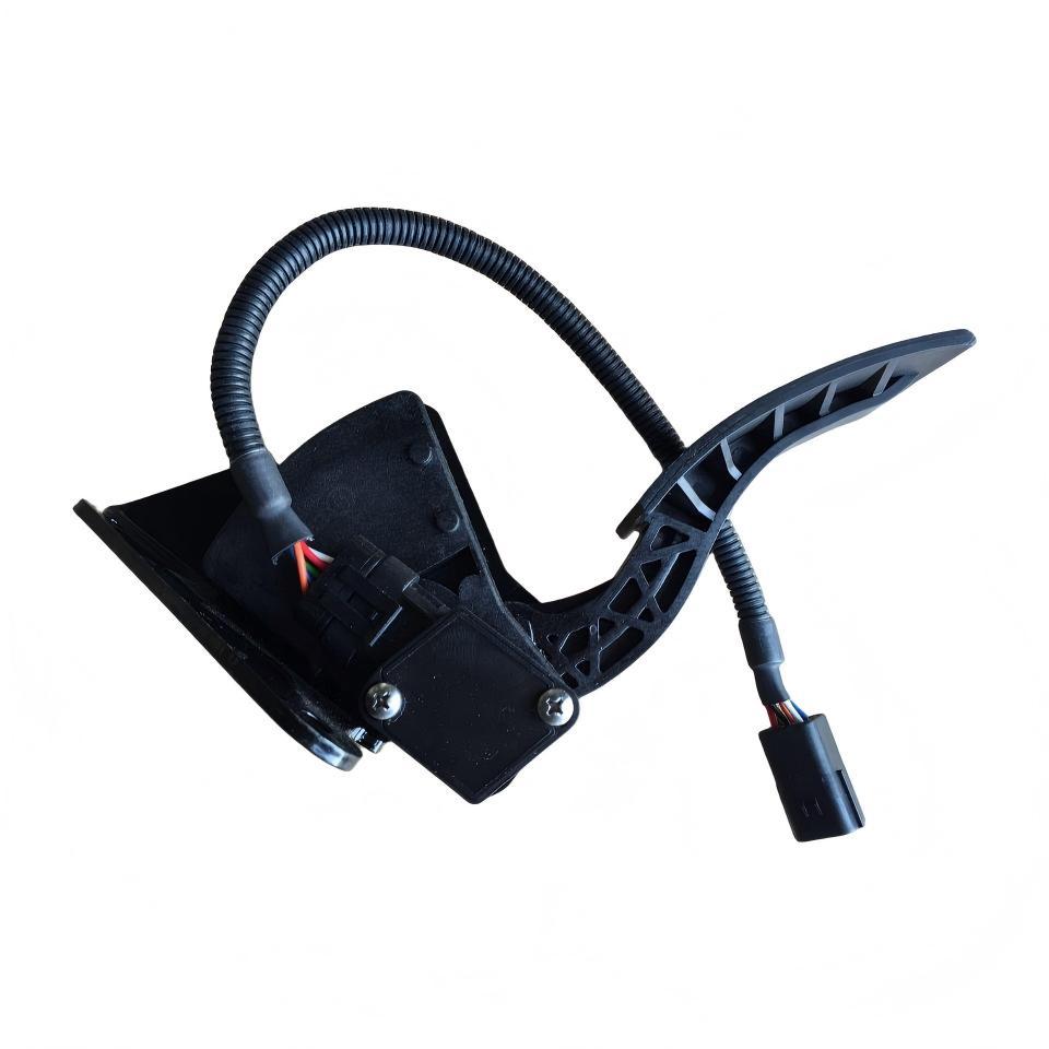 DZ97189570286 Heavy Truck Electronic Gas Pedal Complete Assembly Hollow Lightweight Pedal Arm With Corrugated Protective Cable And Direct Plug Connector For Original Replacement