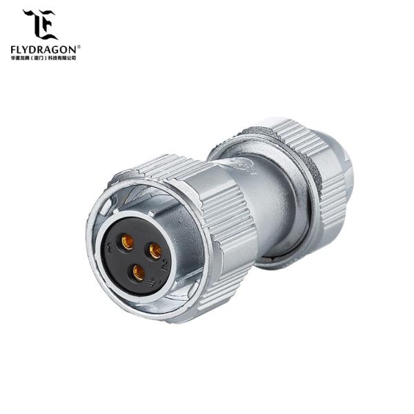 3 pin underwater ip67 boyonet bulkhead power electrical plug and socket Connectors