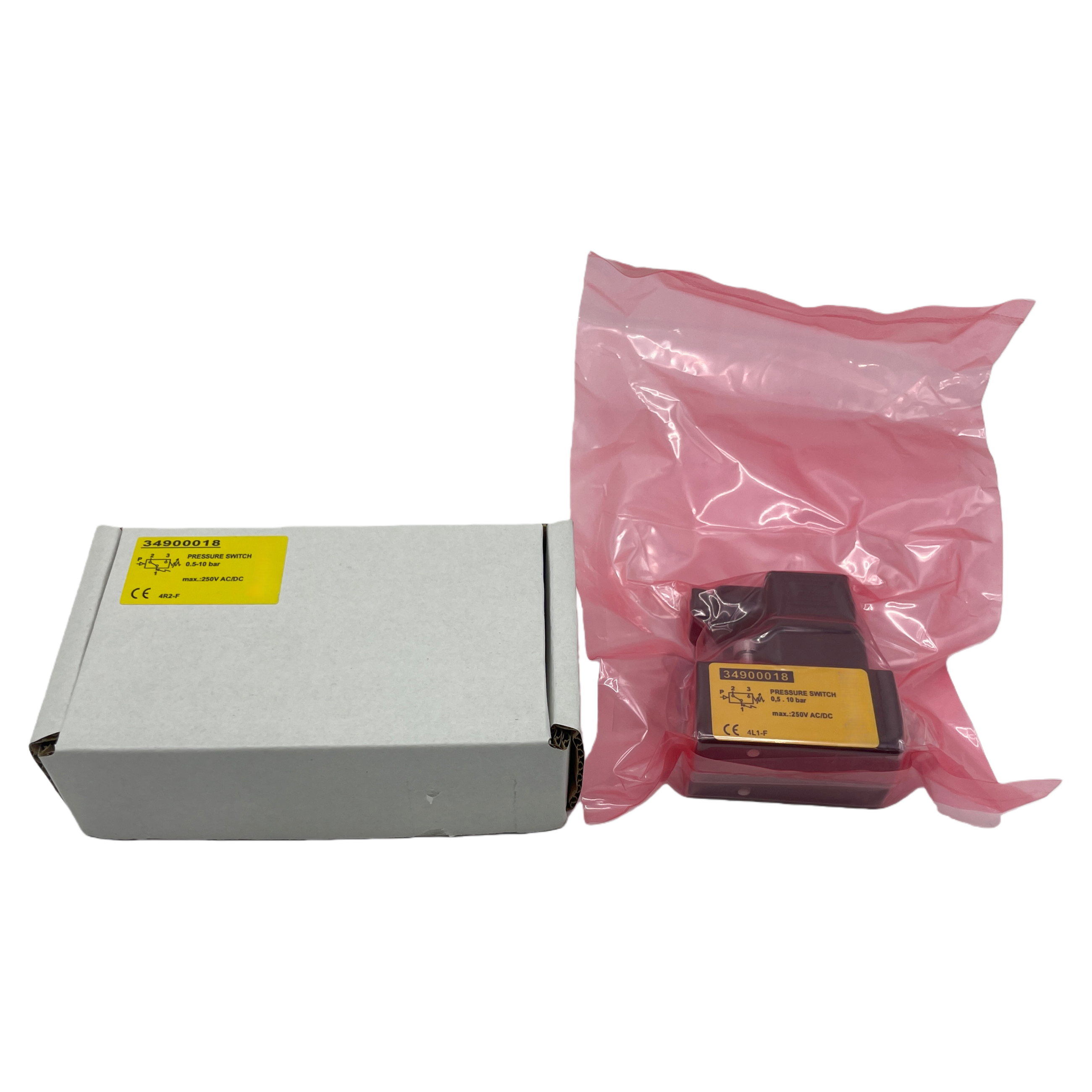 34900018 Emerson Pressure Industrial Control Automation Switch 0.5-10 Bar Din Connector Sensor