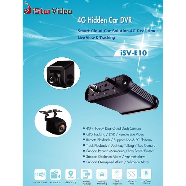Vehicel Cloud LTE 4G Dash Cam 140° Wide Angle With GPS WiFi