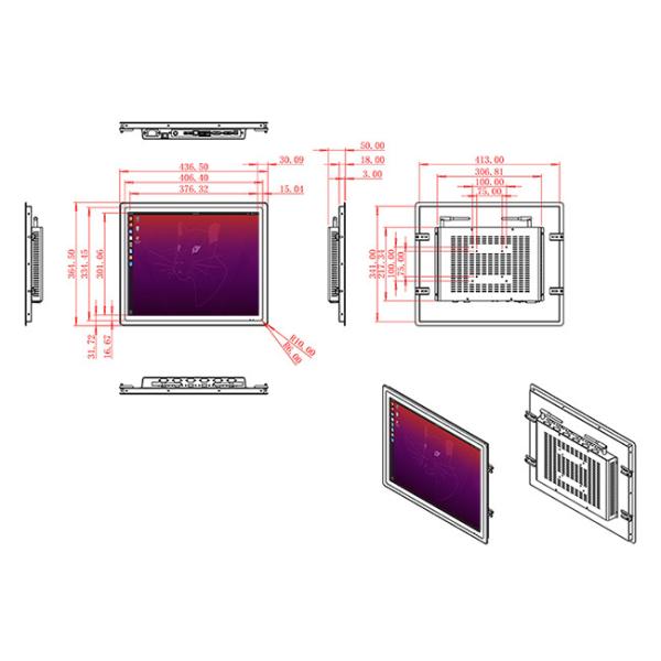19-Inch High-Performance Linux Display for Access Control Panels and Medical Interfaces