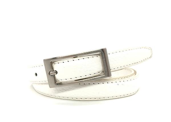 Alloy Buckle White 18mm Women's Fashion Leather Belts