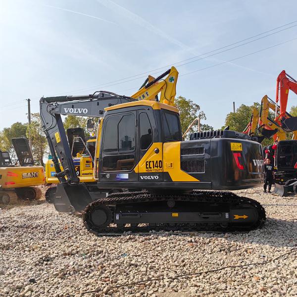 13800kg 14T Used Volvo Excavators 69/2100kw/Rpm Volvo Ec140 Machine