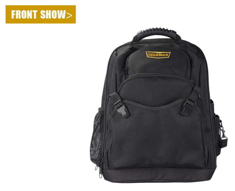 Professional Custom Logo Large Capacity 1680D Tool Bag Tools Backpack Bag