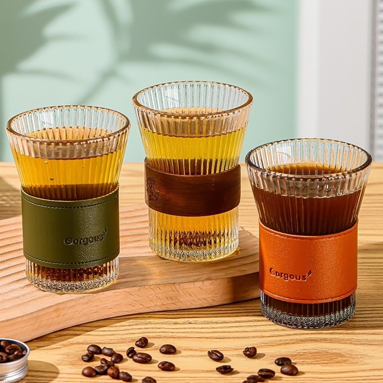 Customized Heat-Resistant Glass American Hanging Ear Cup High Appearance Level Tea Cup Set