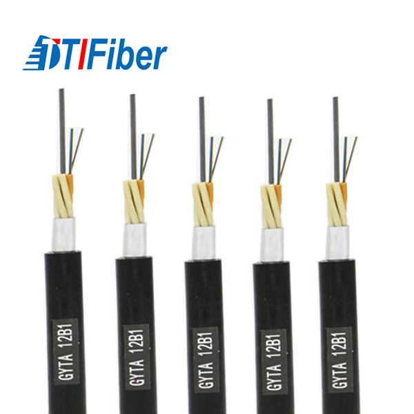 Único modo do cabo de fibra ótica blindado subterrâneo exterior de G652D
