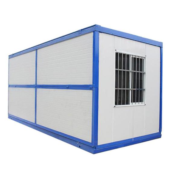 Warehouse Steel Folding Container House Fireproof With Q235 / Q345 Light Steel Frame