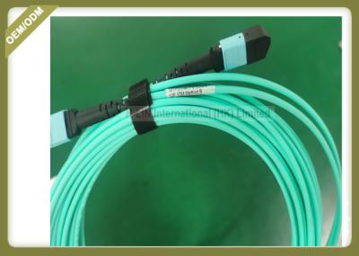 USCONNEC MTP Female TO MTP female OM4 12 Core Fiber cable with Polority method A or B
