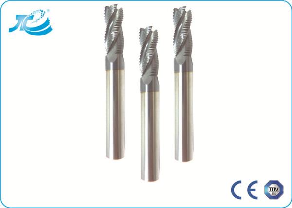 3 / 4 Flute End Mills Air or Oil Cooling Mode , Tungsten Steel End Mills