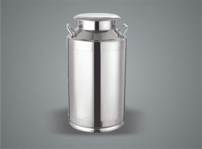 Com balde de leite de aço inoxidável com tampa