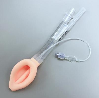 Máscara laríngea do lúmen dobro, com o lúmen gástrica (descartável, silicone reforçado)