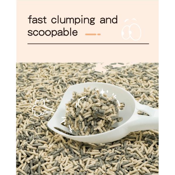 1.5-2mm Dust Free Tofu Cat Litter with Original Fragrance and Strong Clumping Ability