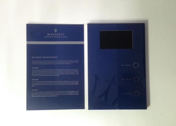 Produit de l'usine prix bon marché 4,3 pouces écran lcd affichage vidéo carte de brochure/carte d'invitation/carte de publicité