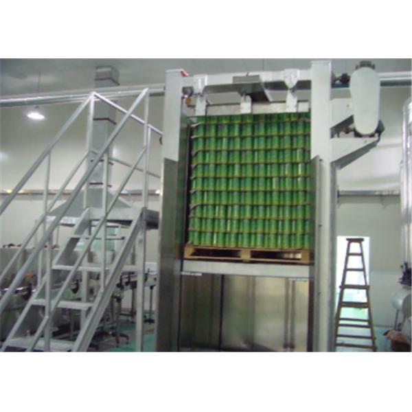 Empty Can Depalletizer Food Packaging Systems For Aluminum / Tin Cans