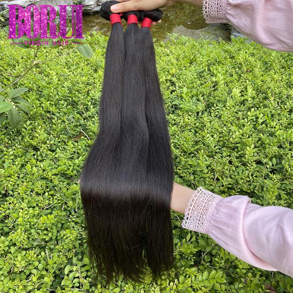Peruvian Straight Hair Bundles , Peruvian Straight Hair With Closure 8-30