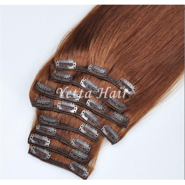 Простота Pre скрепила выдвижения волос кератина/зажим в цвете 6# Weave волос