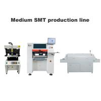 Ligne SMT moyenne avec imprimante à écran 3250 6 têtes SMT pick and place machine 830 four reflow