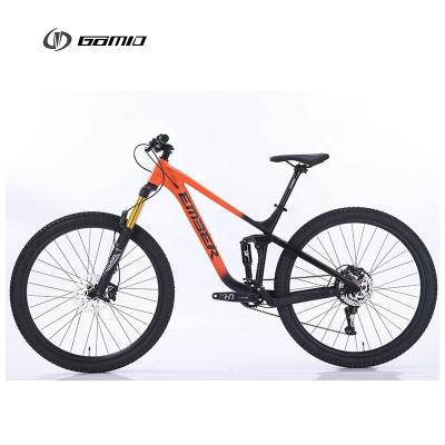 GOMID 29 Full Suspension Mountain Bike with SHIMANO Custom Gear Cycle Alloy Frame and CST PATROL C1846 29*2.4 Tire