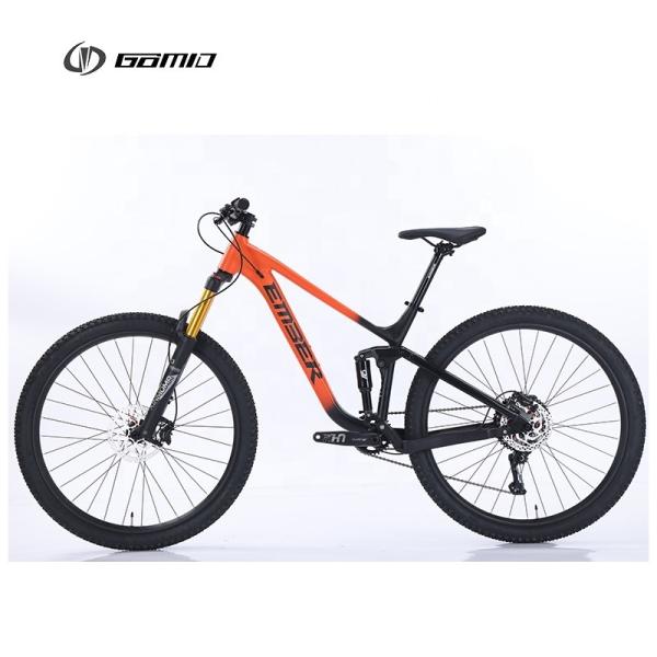 GOMID 29 Full Suspension Mountain Bike with SHIMANO Custom Gear Cycle Alloy Frame and CST PATROL C1846 29*2.4 Tire