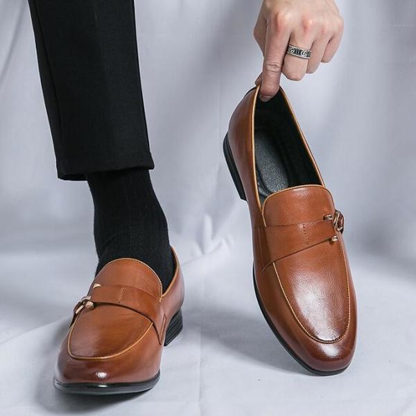 Leisure Loafers Men Business Formal Leather Shoes Business Leather Shoes