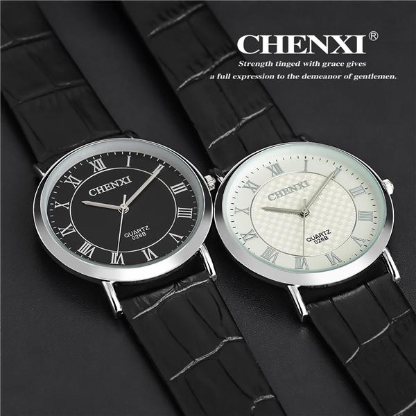 Fashion Watch Supplier in China Cheap Price Wristwatches Unisex Rose Gold Leather Watch Quartz Men Watch