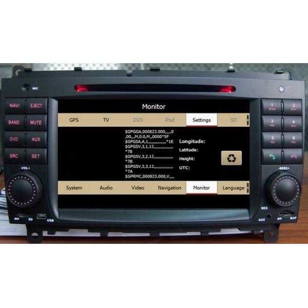 Car audio for Mercedes Benz CLK W209 /Benz CLS W219 body kit with iPod RDS radio mp3 player OCB-8812