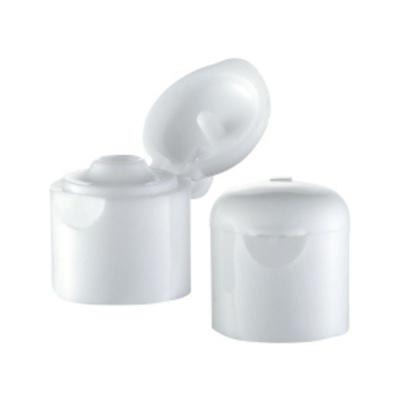 18mm Flip Top Cap de plástico cilíndrico liso em cor personalizada para OEM profissional