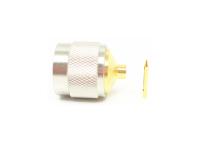 C.C - type droit bâti du mâle N de la plage de fréquence 11GHz de panneau de connexion