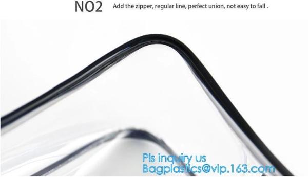 Luxury cosmetic bag custom printing pvc makeup bag travel, makeup bag travel pvc zipper bag, Promotional PVC Travel Make