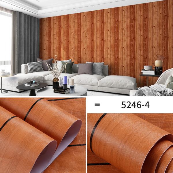 0.45m Floral PVC Wallpaper Self Adhesive Vinyl Peel Stick Wallpaper For Home Decoration