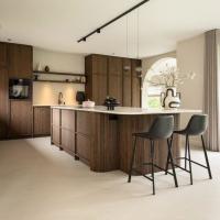 Armoires de cuisine en PVC sur mesure Designs Cuisine et autres meubles de cuisine Armoire de cuisine moderne en bois Îles