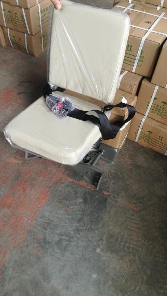 High Intensity White Leather Bus Seats , Custom Tour Bus Seats Good Plasticity