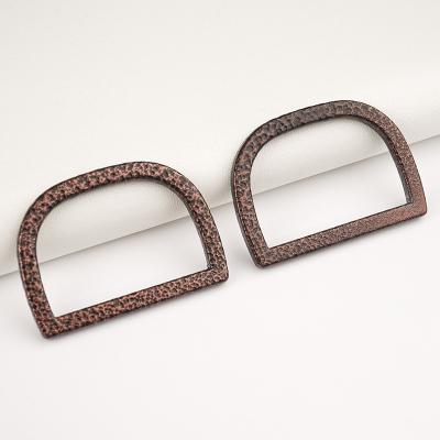 Custom D Ring Plated D Shape Buckle Bag Accessories Rings 1.5 Inch for Bag Belts Backpacks